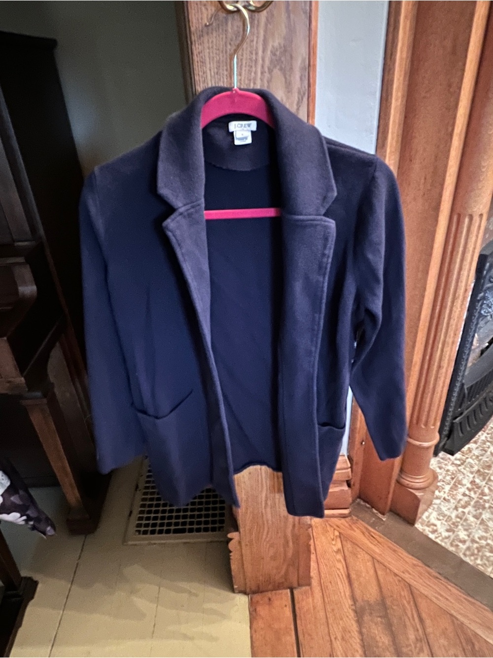 J. Crew Navy Blazer with Notched Collar